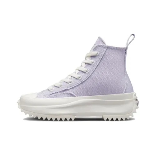 Converse Run Star Hike Платформа OVERSIZED Патч Высокие Кеды Женские Фиолетовые