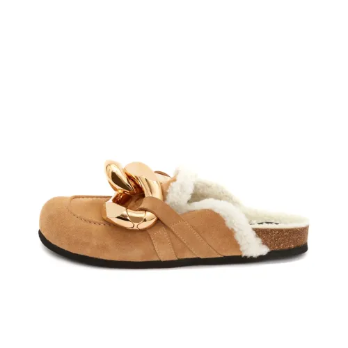 JW Anderson Цепочка Домашние тапочки Женские Коричневый