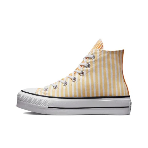 Converse Chuck Taylor All Star Lift Платформа High Топ Кеды Женские Светло-желтый