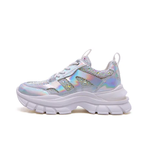 PACO GIL Low Top Белые Женские Толстоподошвенные Кроссовки