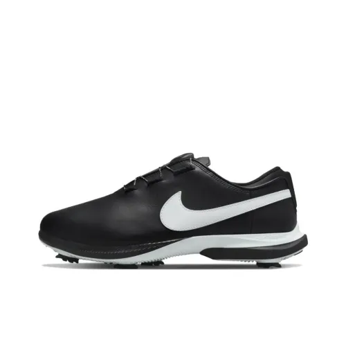 Nike Air Zoom Victory Tour 2 BOA Широкий Амортизаторы Противоскользящие Устойчивые к истиранию Низкий Топ Обувь для гольфа Мужская Черная