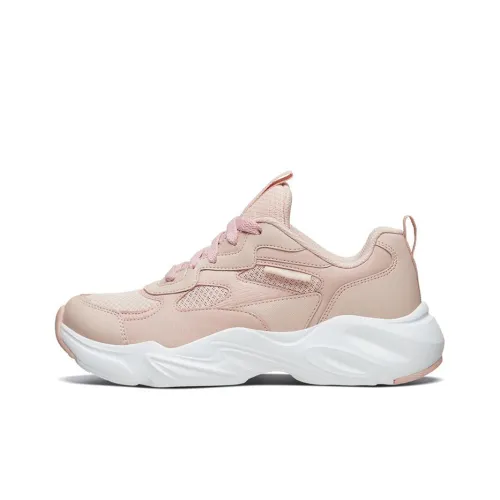 Skechers Stamina Airy Low Топ Толстая подошва Кроссовки Женские Розовые