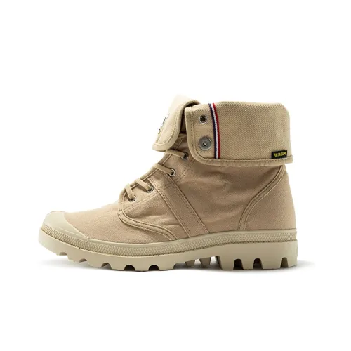 Палладий Pallabrouse Устойчивый к истиранию Дышащие Увеличивающие Высоту Высокие Кеды Унисекс Пустыня