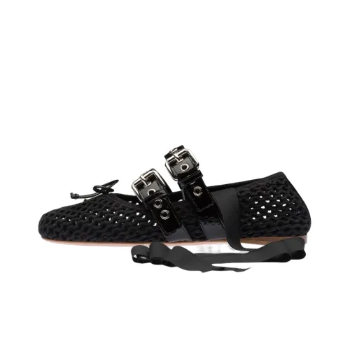 MIU MIU Планшет Повседневная Обувь Женская Черная