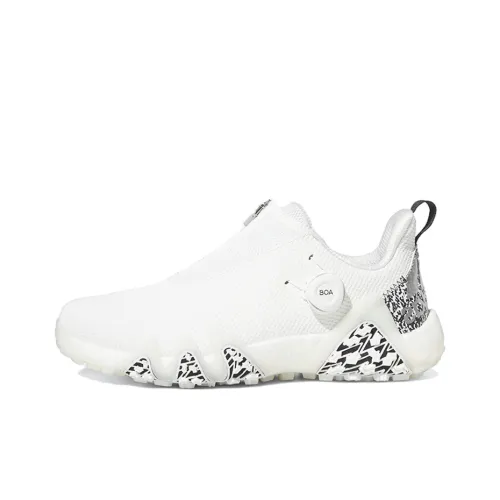Adidas CodeChaos 22 Амортизаторы Противоскользящие Устойчивые к истиранию Низкий Топ Обувь для гольфа Белый Черный