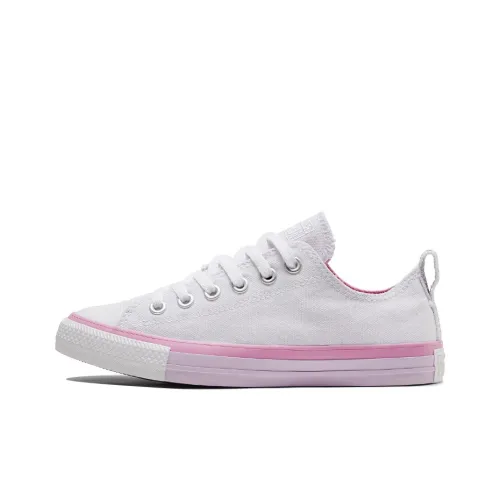 Converse Chuck Taylor All Star Low Топ Кеды Женские Белые Розовые Фиолетовые
