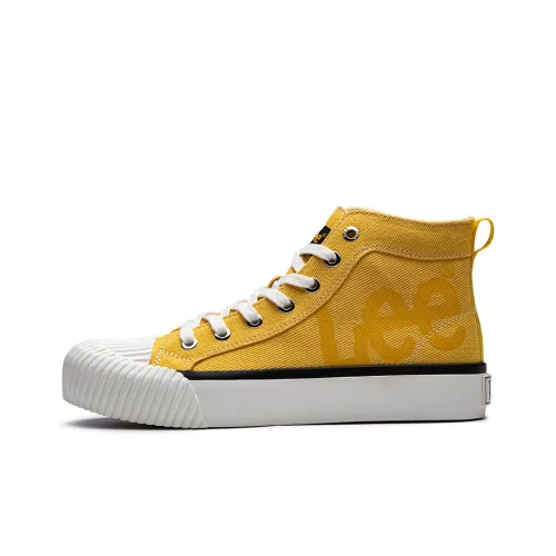 Lee Кеды High Топ Khaki Желтый Унисекс