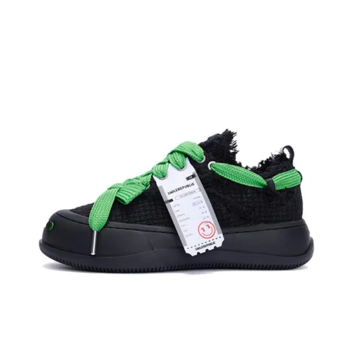 SMILEREPUBLIC Laugh series Низкие кеды унисекс черные