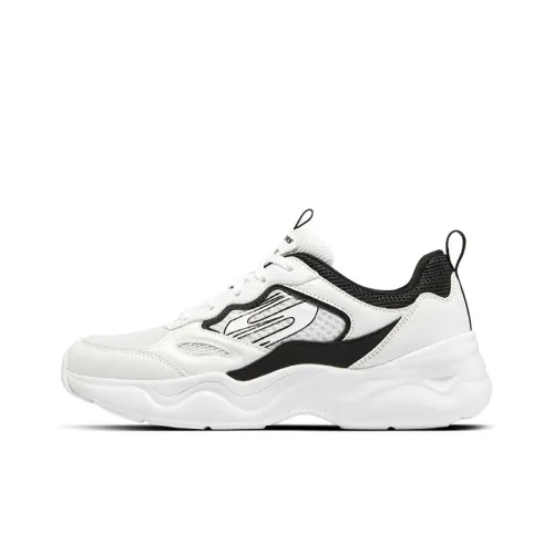 Skechers D'LITES AIRY 3,0 Low Топ Толстая подошва Кроссовки Женские Белые