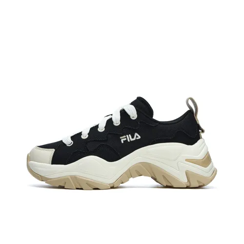 FILA Sofia Low-Top Canvas Shoes Black/White Women's