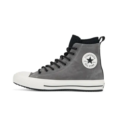 Converse Chuck Taylor All Star Водонепроницаемые Высокие Кеды Унисекс Серый Белый
