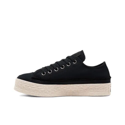Converse Chuck Taylor All Star Espadrille Low Топ Кеды Женские Черный