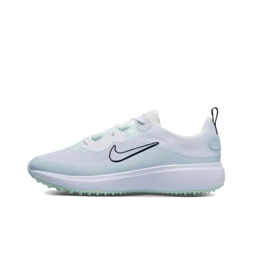 nike Ace Summerlite Шокабсорбенты Противоскользящие Устойчивые к истиранию Дышащий Низкий Топ Обувь для гольфа Женские Белый Зеленый
