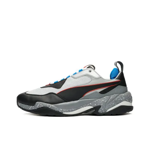PUMA Thunder Электрический GREY Фиолетовый Устойчивый к истиранию Дышащий MID Топ Кроссовки с толстой подошвой Унисекс Черный Серый Синий