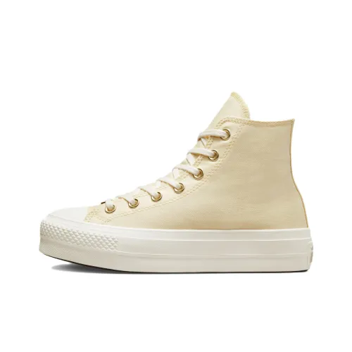 Converse Chuck Taylor All Star Lift Платформа Tonal Золотой Высокие Кеды Женские Золотой