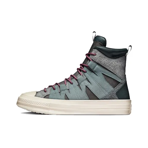 Climate Escapism x Converse Chuck Taylor All Star High Топ Кеды Унисекс Синий Серый