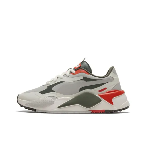 PUMA RS г MID Топ Обувь для гольфа Мужская Серый Красный