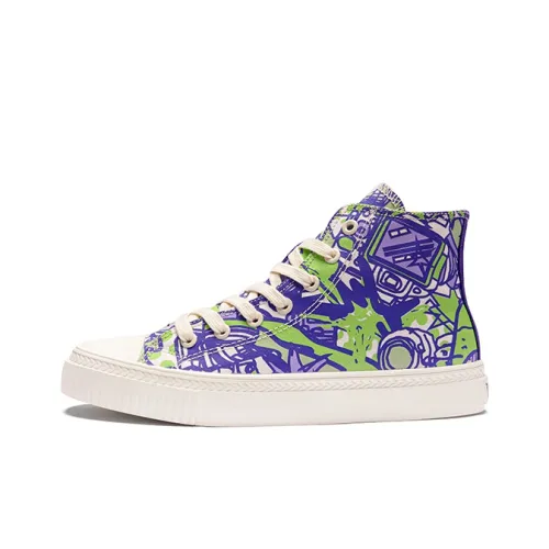 ISTEP High-Top Sneakers Dark Purple Unisex
