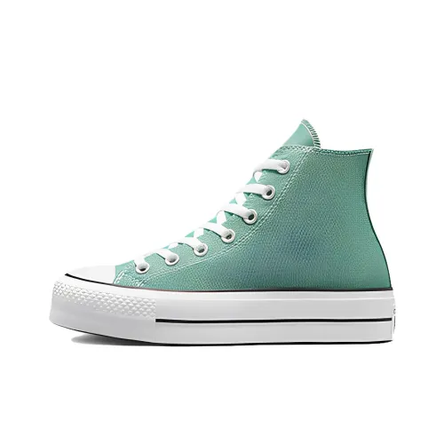 Converse Chuck Taylor All Star Lift Платформа High Топ Кеды Женские Циановый