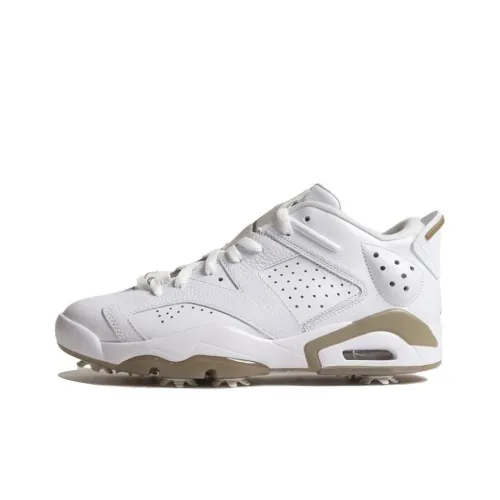 Jordan Air Jordan 6 Low GOLF Low Топ Обувь для гольфа Мужская Белая