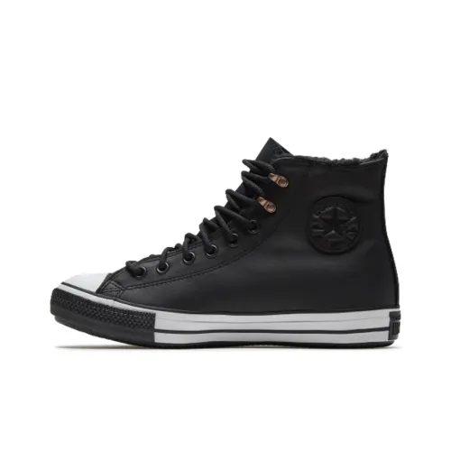 Converse Chuck Taylor All Star Winter High Top Canvas Shoes Unisex Black White Конверс Чук Тейлор Ол Стар Винтер Хай Топ Кеды Унисекс Черный Белый