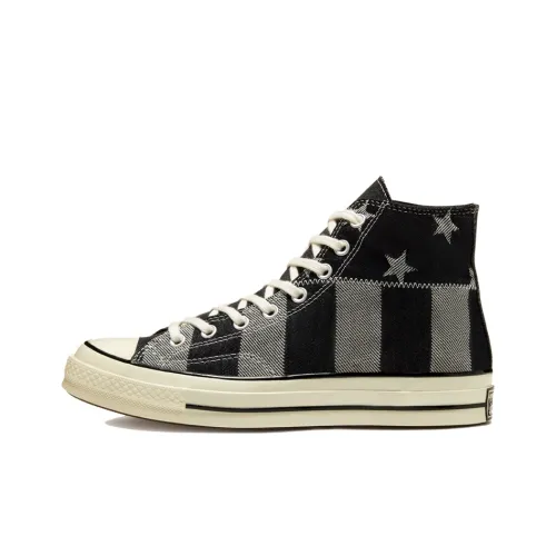 Converse Chuck 1970s США National Flag High Top Кеды Унисекс Черный Серый
