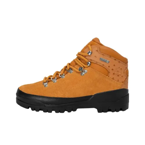 Stussy World HIKER x Timberland Устойчивые к истиранию амортизаторы Ankle Длина (размер в длину) Аутдор Мужской Коричневый