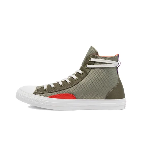 Converse Chuck Taylor All Star Износостойкие Дышащие Высокие Кеды Унисекс Зеленые