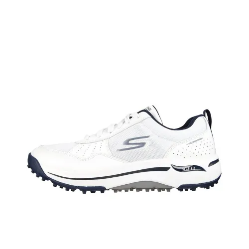 Skechers Go Golf Collection Arch Fit Линия Up Низкий Топ Гольф Обувь Мужская Белая
