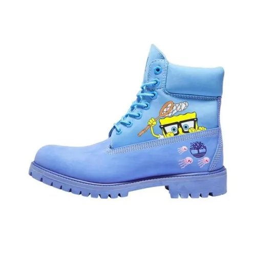 Timberland 6 Inch Амортизация Износостойкий Crew Аутдор Мужской Синий