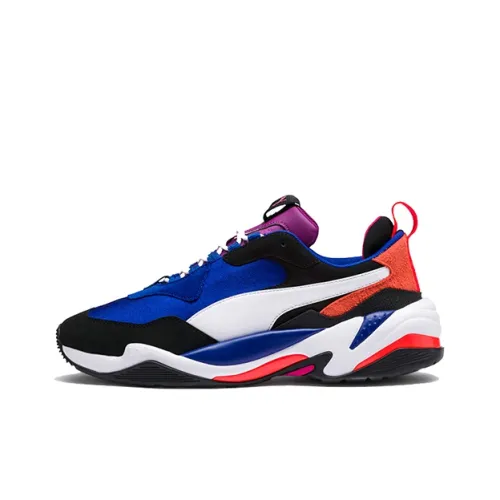 PUMA Thunder 4 Life MID Топ Толстая подошва Кроссовки Унисекс Синие Белые