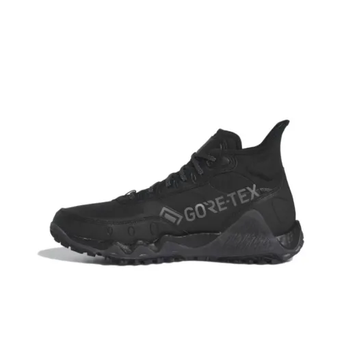 Adidas Adicross GTX Дышащий MID Топ Обувь для гольфа Унисекс Основной черный