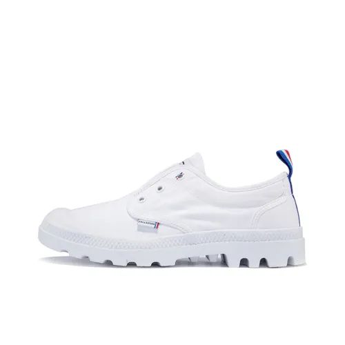 Palladium Pampa Oxford Slip-On Износостойкий и Легкий Низкий Топ Кеды Унисекс Белый