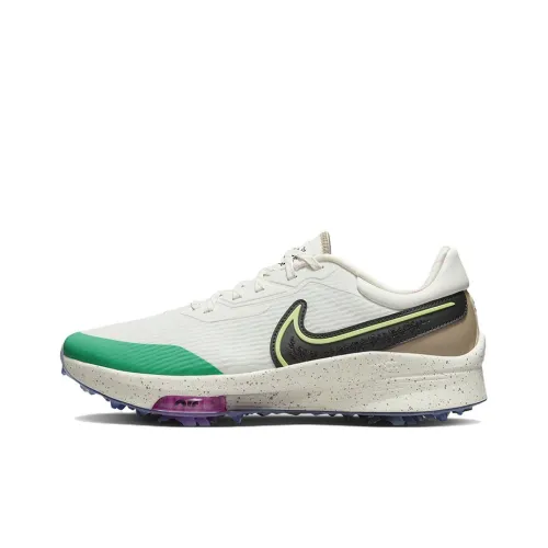 Nike Air Zoom Infinity Shock Absorbers Slip-resistant Abrasion-resistant Low Golf Shoes Men's White Найк Эйр Зум Инфинити Шок Абсорберз Слип-Резистент Абразион-Резистент Низкие Обувь для гольфа Мужская Белая