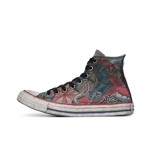 Конверс All Star Lift High Топ Кеды Унисекс Граффити