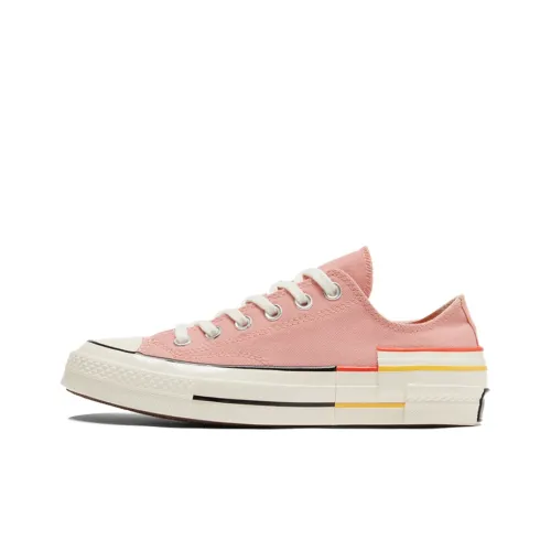 Конверс 1970s Colorblock Chuck Taylor All Star Low Top Canvas Shoes Women's Coral