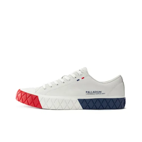 Палладий Palla Ace Slip Resistant Abrasion Resistant Breathable Low-Top Shoes Unisex White Blue Red
