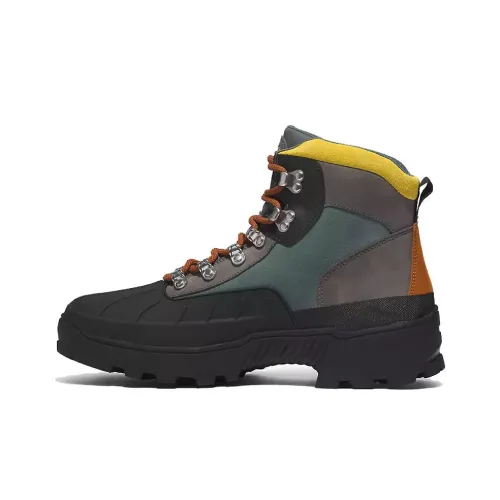 Timberland Водонепроницаемый устойчивый к истиранию увеличивающий высоту короткий для активного отдыха мужской черный зеленый серый