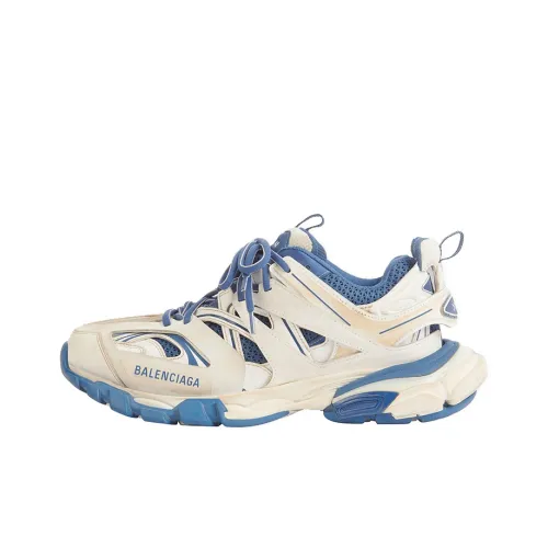 Balenciaga Track Low Top Толстая подошва Кроссовки Мужские Синие Белые