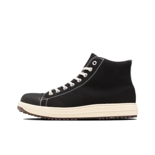 Converse Chuck Taylor All Star Ps HI Устойчивые к истиранию Дышащие Высокие Кеды Унисекс Черная Японская Версия