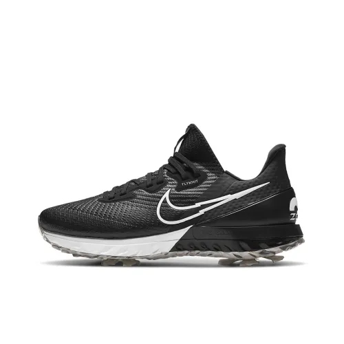 Nike Air Zoom Infinity Shock Absorbers Slip-resistant Low Golf Shoes Unisex Black White Найк Эйр Зум Инфинити Шок Абсорберз Слип-Резистент Низкие Туфли для гольфа Унисекс Черный Белый