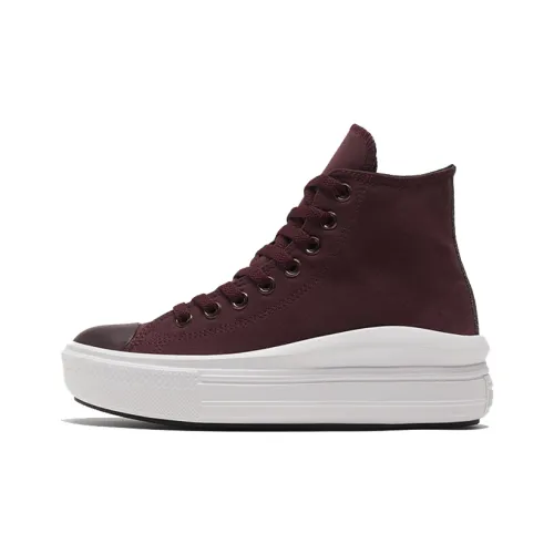 Converse Chuck Taylor All Star Move High Топ Кеды Женские Бордовый