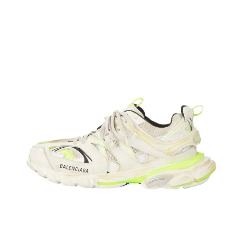 Balenciaga Track Low Top Толстая подошва Кроссовки Мужские Белые Зеленые