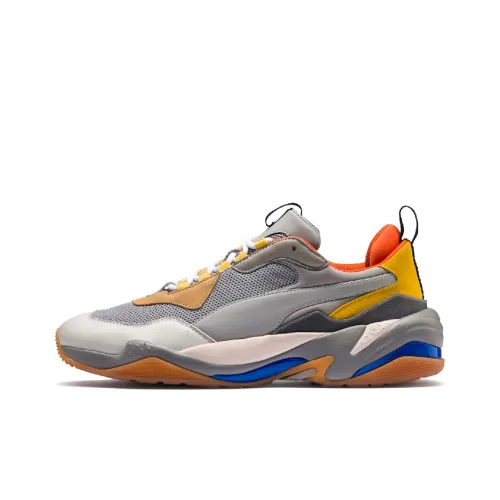 PUMA Thunder Spectra GREY Yellow Низкий Топ Кроссовки с Толстой Подошвой Унисекс Multicolor