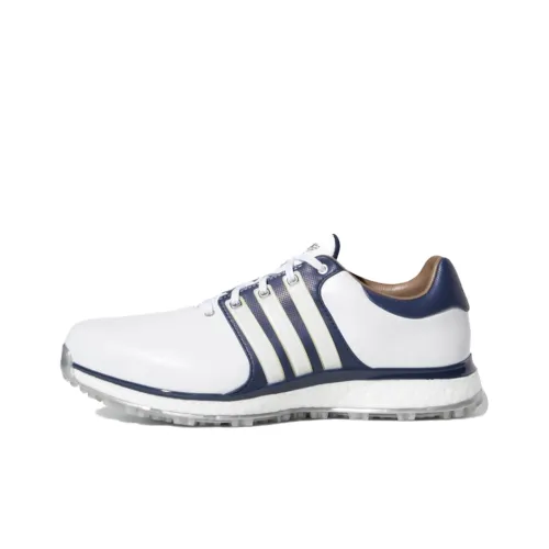 Adidas Tour360 XT SL Wide Breathable Low Top Golf Shoes Men's White Blue