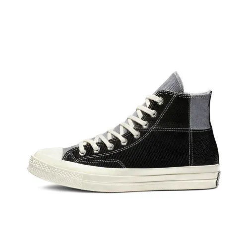 Converse 1970s High Top Canvas Shoes Unisex Black Gray Конверс 1970s Высокие Кеды Унисекс Черный Серый