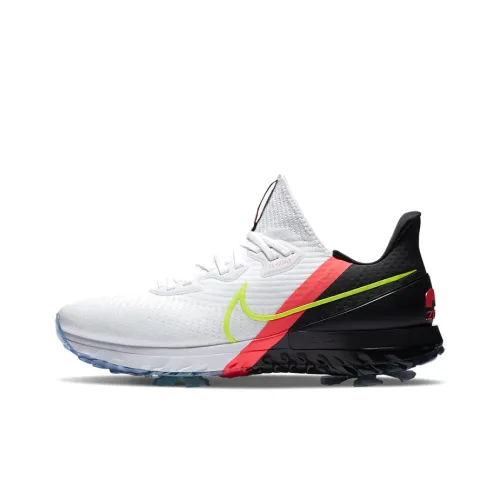 Nike Air Zoom Infinity Tour Slip-Resistant и Abrasion-Resistant Coating Низкий Топ Обувь для гольфа Unisex Черный Белый Красный