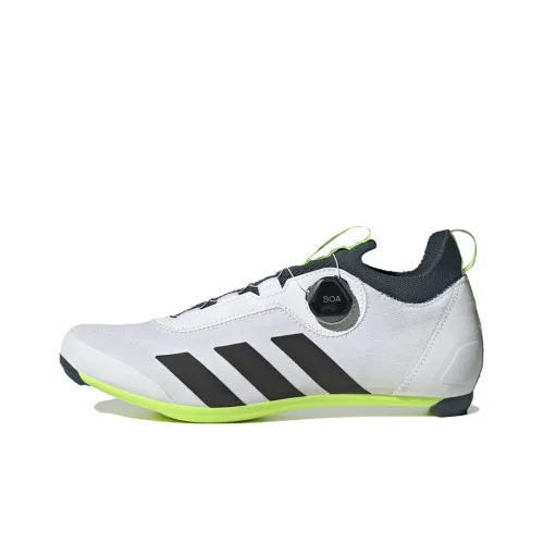 Adidas The Road BOA Slip-Resistant Низкий Топ Велосипедные Кроссовки Унисекс Белый Черный