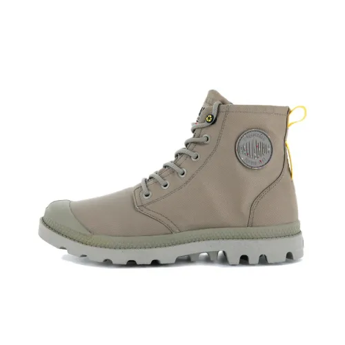 Palladium Pampa Rcycl WP+ 2 Износостойкие и Водонепроницаемые Высокие Кеды Унисекс Тауповые