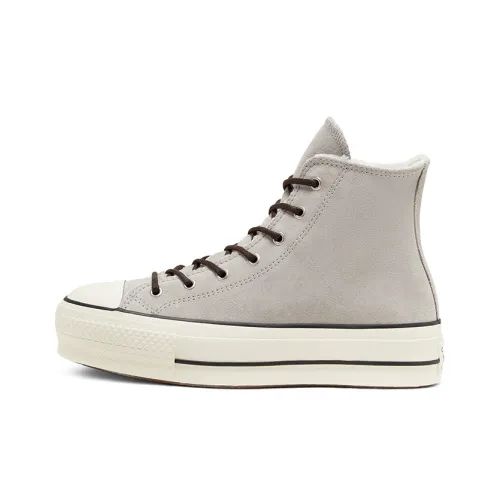 Converse Chuck Taylor All Star Женские SS С подкладкой из овчины Платформа Высокие Топы Износостойкие И Легкие MID Топ